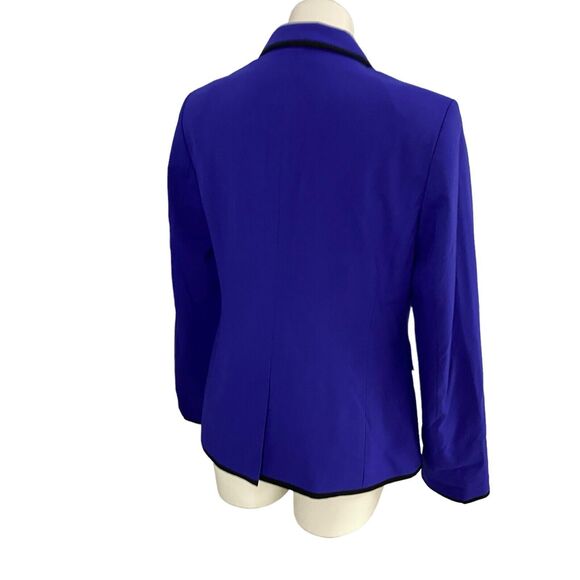 LOFT Blazer Womens Medium Purple Work Office Preppy Casual Lined Jacket Church - Picture 10 of 15